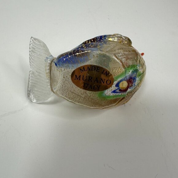 Made in Murano Italy Blown Glass 2 Birds Vintage Multicolor 3.5"x 2.5" - Picture 11 of 13